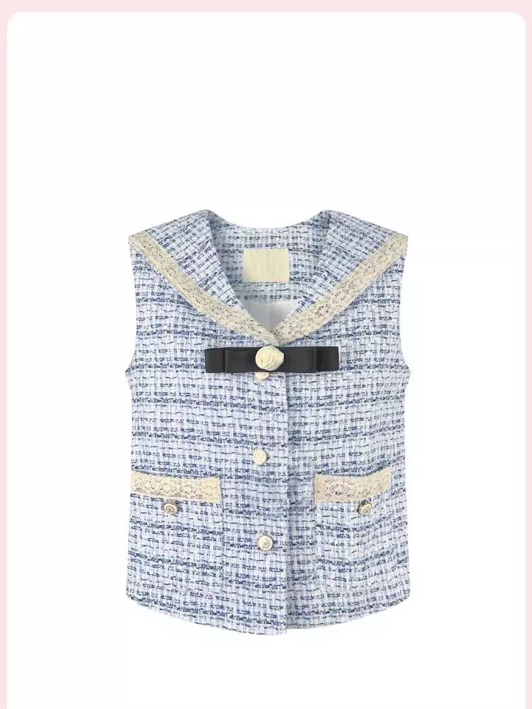 Nuto Hajie Diary Qianjin Lady Ladies Little Fragrance Wind West Jacket Jacket Summer New Vest Woman