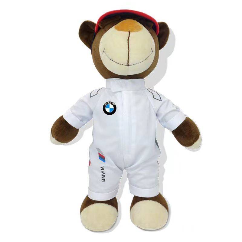 BMW Bear Kill Machine BMW Berbit Bear Bear Doll Dolls driver technician Bear motorcycle decoration for 4S shop high -quality commemorative gifts
