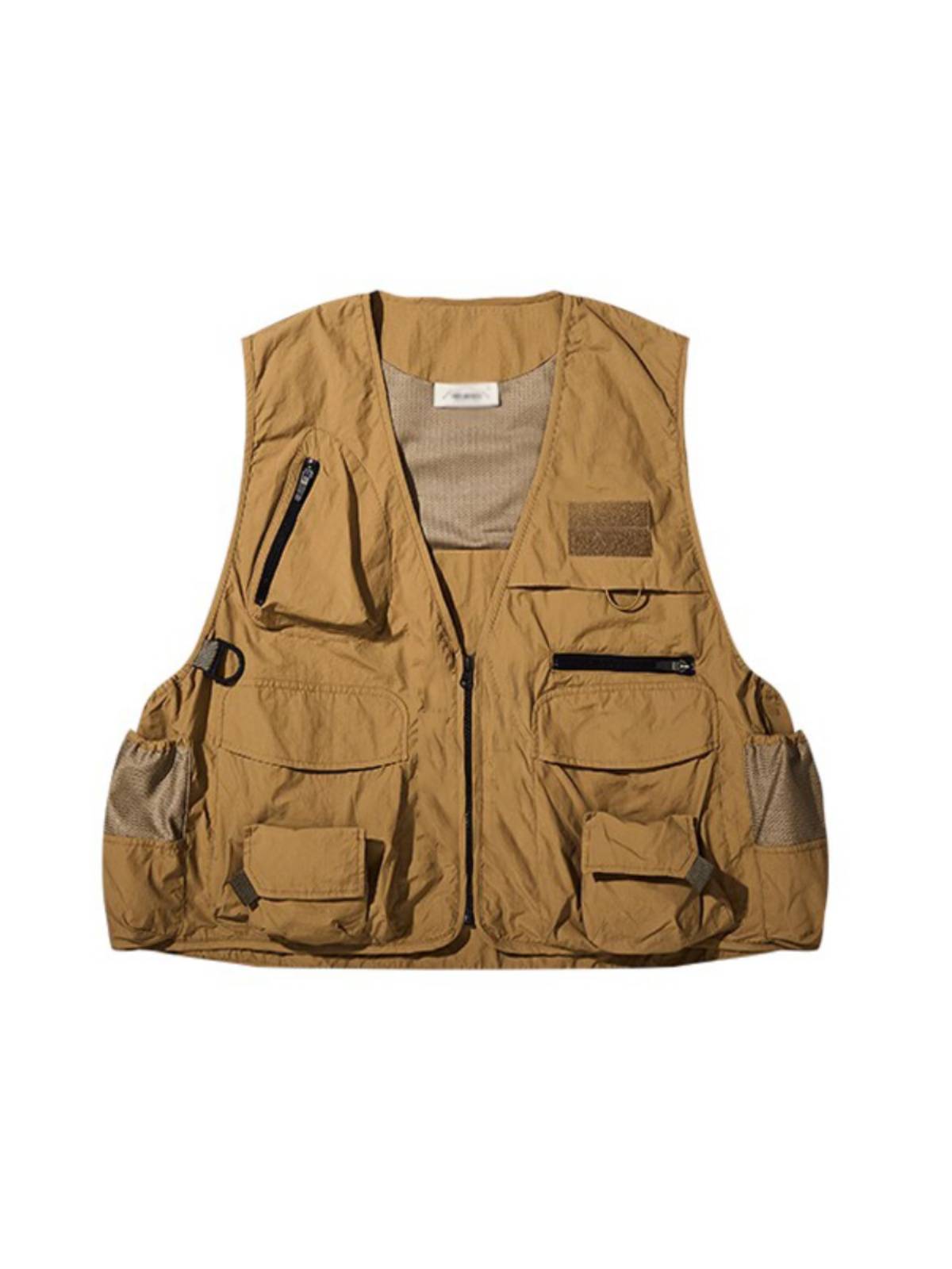 Japanese mountains outdoor multi -pocket demolition workpiece vest men and women high street casual and handsome versatile outer coat