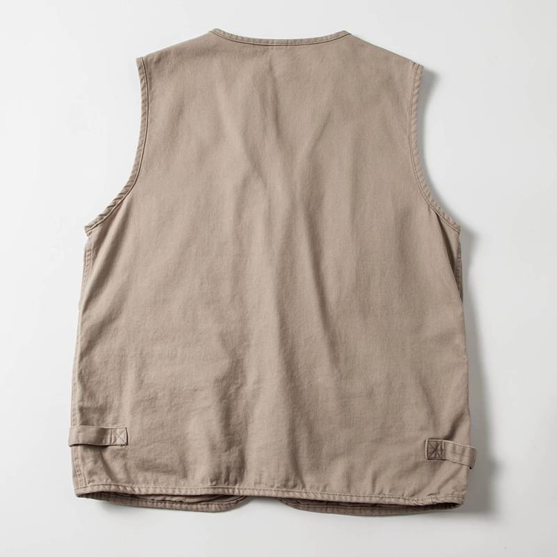 American retro multi -pocket worker vest tide men's sports machine energy sleeveless ins vest, shoulder jacket