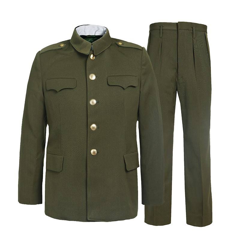 Old -style formal 87 -style winter regular service horse pants, green and blue suit full capsules, winter constant old cadres nostalgic Zhongshan clothing