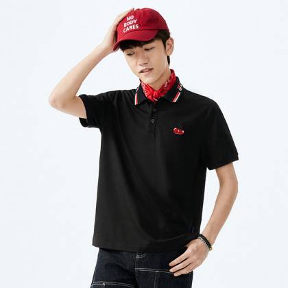 Clear Mark Men's Men's Short -sleeved T Tablet, Short -pants Short -pants Polo shirt