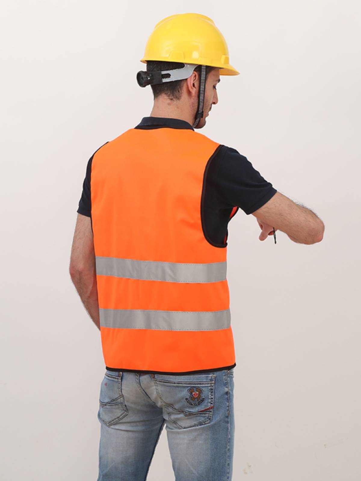 Reflective vest vest, reflective jacket outer luminous luminous flooding fluorescent clothing driver safety service sanitation workers zipper zipper