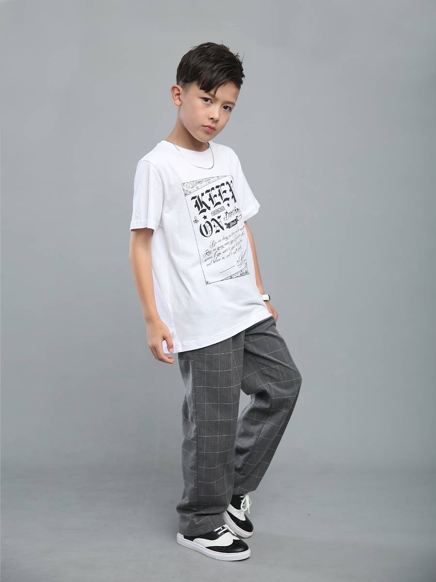 Children's hip -hop Popping clothing Locking plaid patterns and pants vest set children's mechanical dance performance clothes