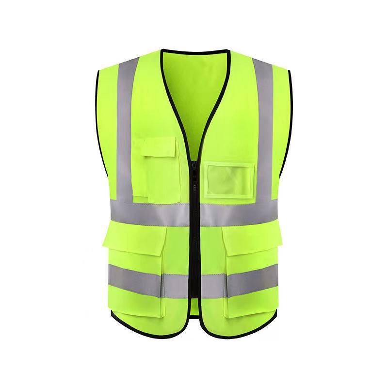 Retro-reflective vests for the construction of safety vests and sanitation work clothes for night-time transport