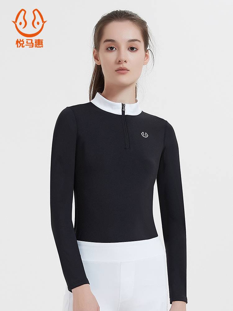 Yuema Huichun Equestrian T -shirt Women's Long Sleeve Tau
