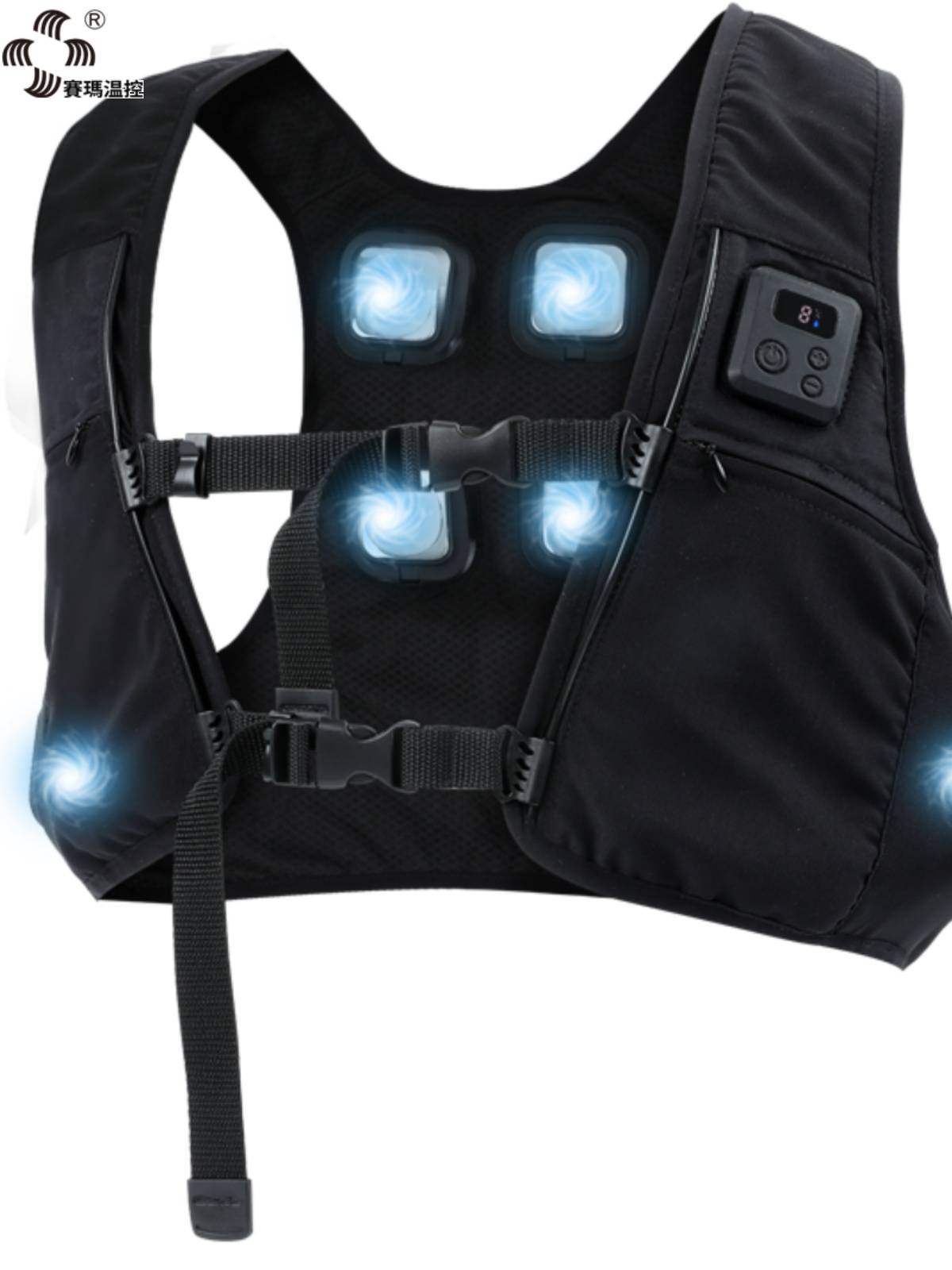 Sima semi-director cold-dressed heaters in mobile air conditioners, men's and women's vests outside fishing