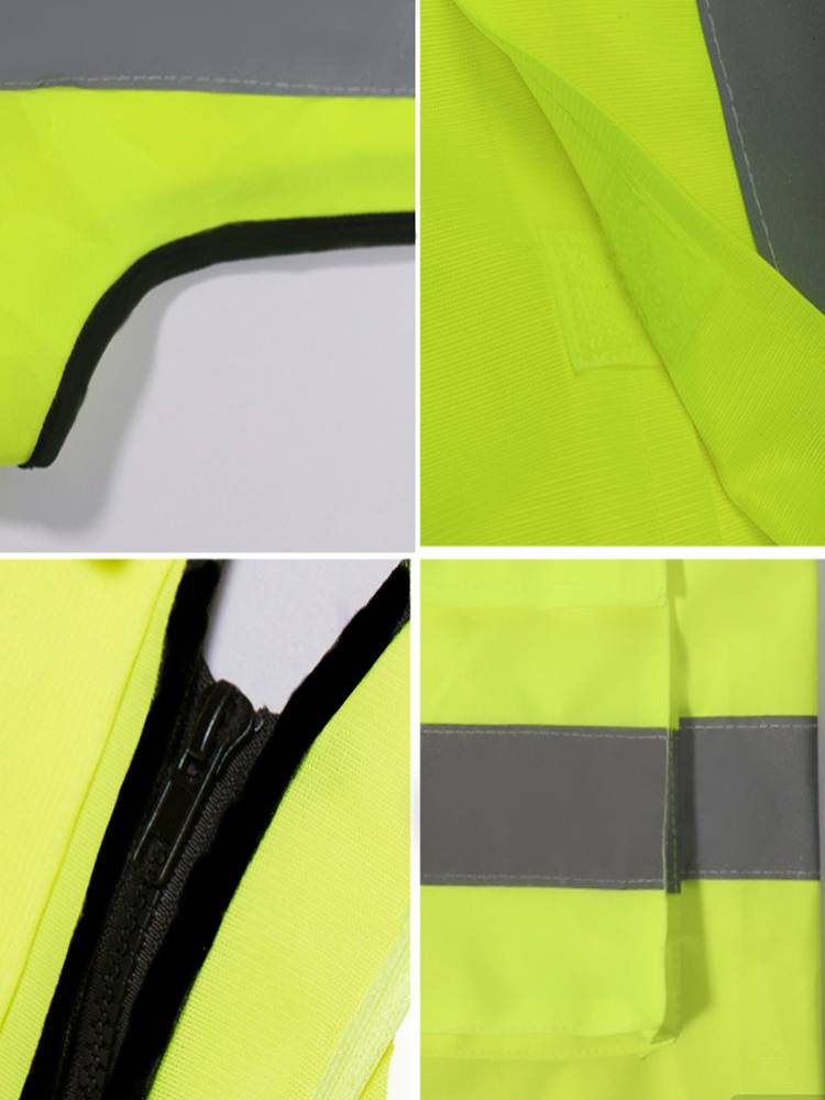 Reflective Safe Vests Construction Sanitation Night Traffic Blind Breathable Bad Large -size reflective clothing work clothes Customized
