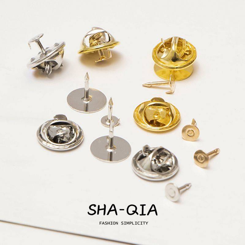 Multifunctional Metal Butterfly Tiema Spocked Needle Collaring Needle Covered Self -Locking Point Handmade Badge Study Accessor Material Material