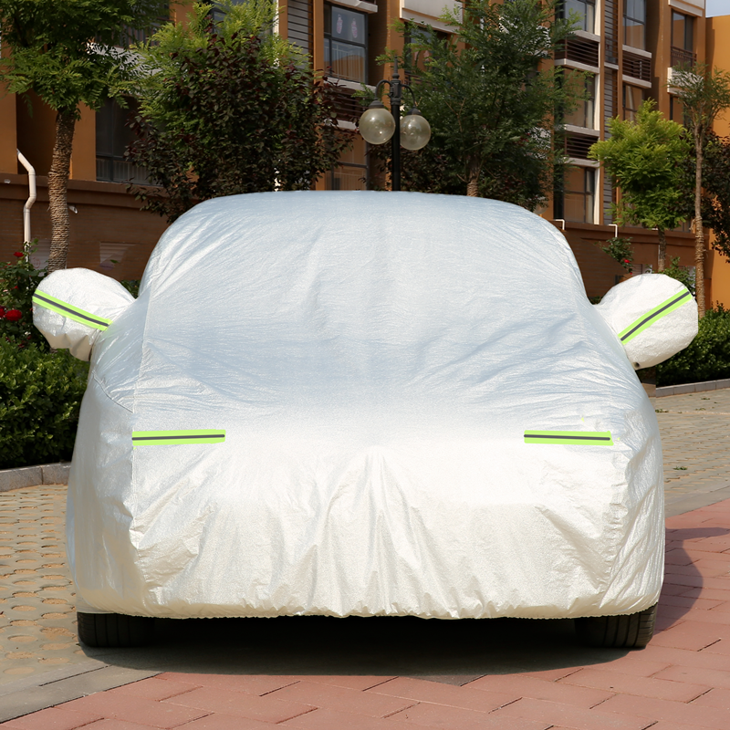 Car car jacket cover sunscreen and rain prevention four seasons universal full hood dedicated hail thick heat insulation cover coat