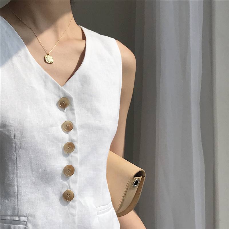 283 Weilan clothing version of the women's Korean version of the slim sleeveless, library suit vest cutting to make clothes paper