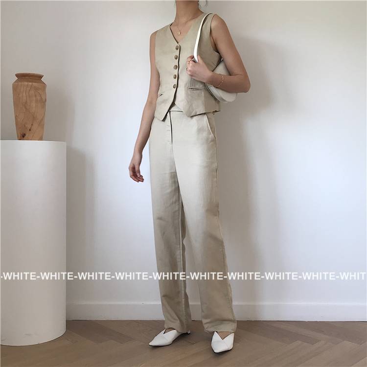 283 Weilan clothing version of the women's Korean version of the slim sleeveless, library suit vest cutting to make clothes paper