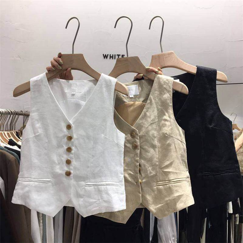 283 Weilan clothing version of the women's Korean version of the slim sleeveless, library suit vest cutting to make clothes paper