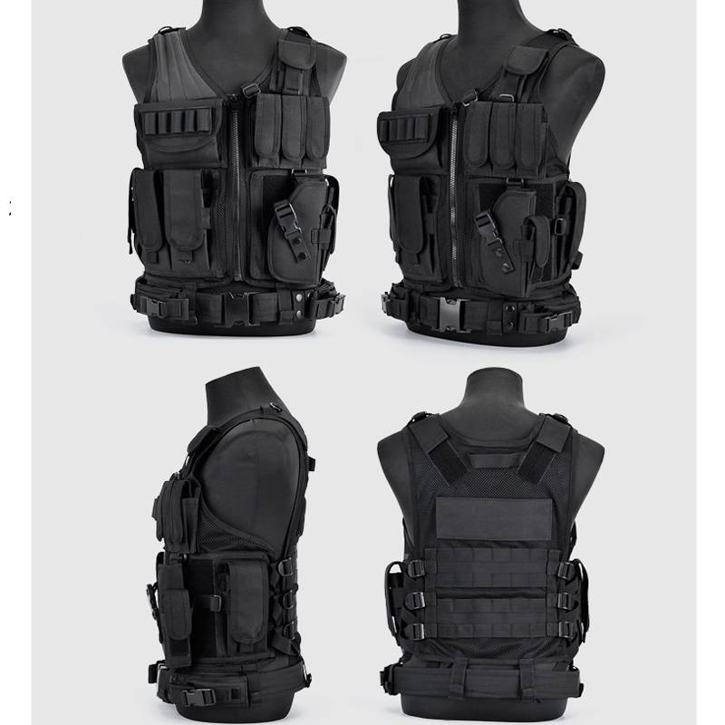 Tactical vest multifunctional anti -thorns, mesh air -breathable summer vest fans CS field outdoor bullet protection protection