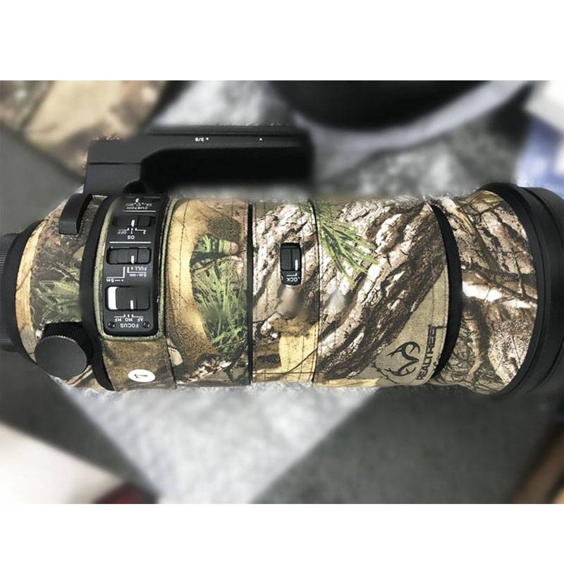 Application of Simma 150-600mm S version C camera gun suit waterproofing suit camouflage 60 bumps