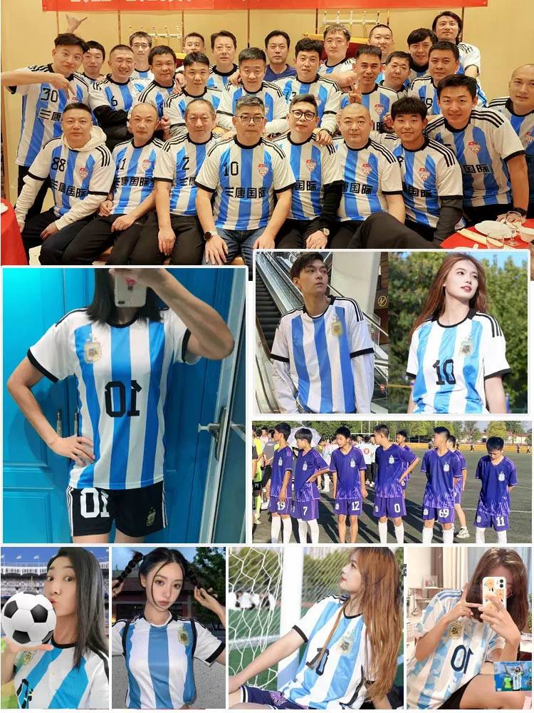 Real Madrid No. 7 Cristiano Ronaldo Dragons Miamiba No. 10 Messi Libabasa No. 9 Harrand Children's Football Service Customization