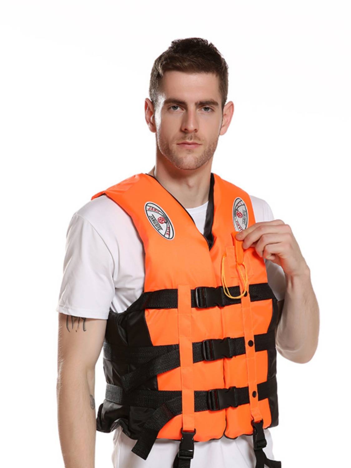 Jiaruster Boat Professional Lifeline Large buoyancy vest Adult Children Fishing Swimming Vests Portable Adults