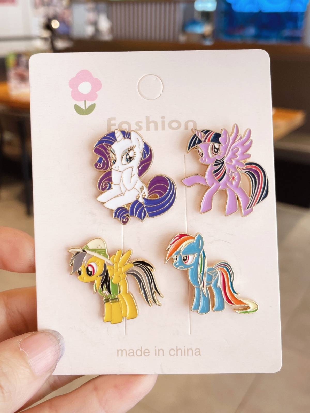 Little Horse Belly Cartoon Metal Badge Cute Super cute brooches Anime Student Bags Pen Bags Clothing Accessories