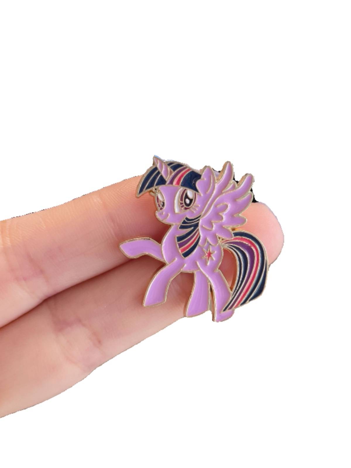 Little Horse Belly Cartoon Metal Badge Cute Super cute brooches Anime Student Bags Pen Bags Clothing Accessories