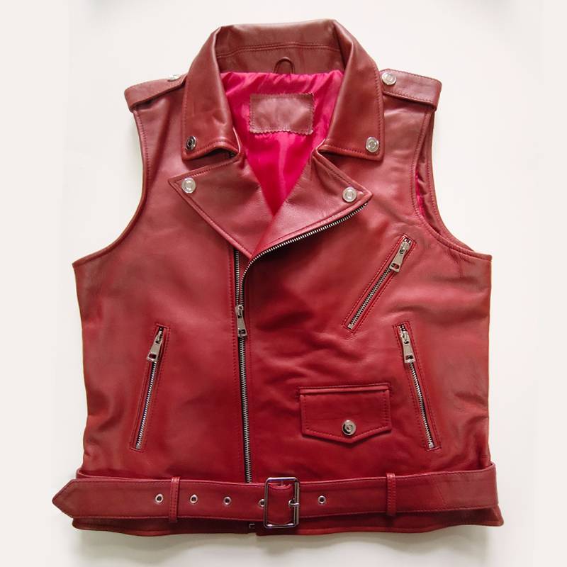 Clearance special offer to pick up the head layer cowhide leather vest, vest, shoulder, shoulder locomotive, men's short spring and autumn new products