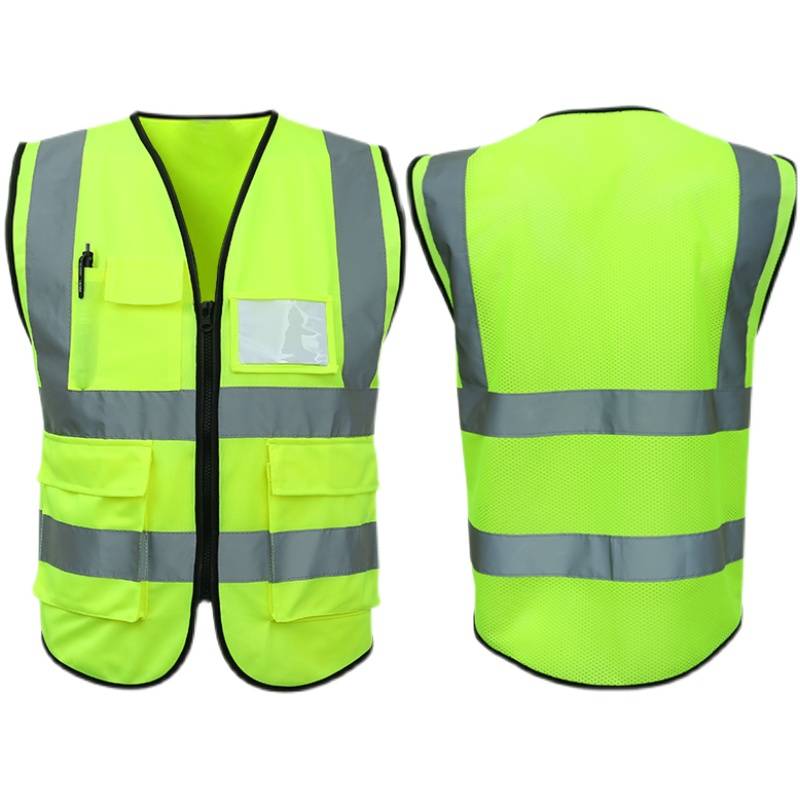 Reflective safety vest construction sanitation traffic safety work clothes custom logo printing breathable vest