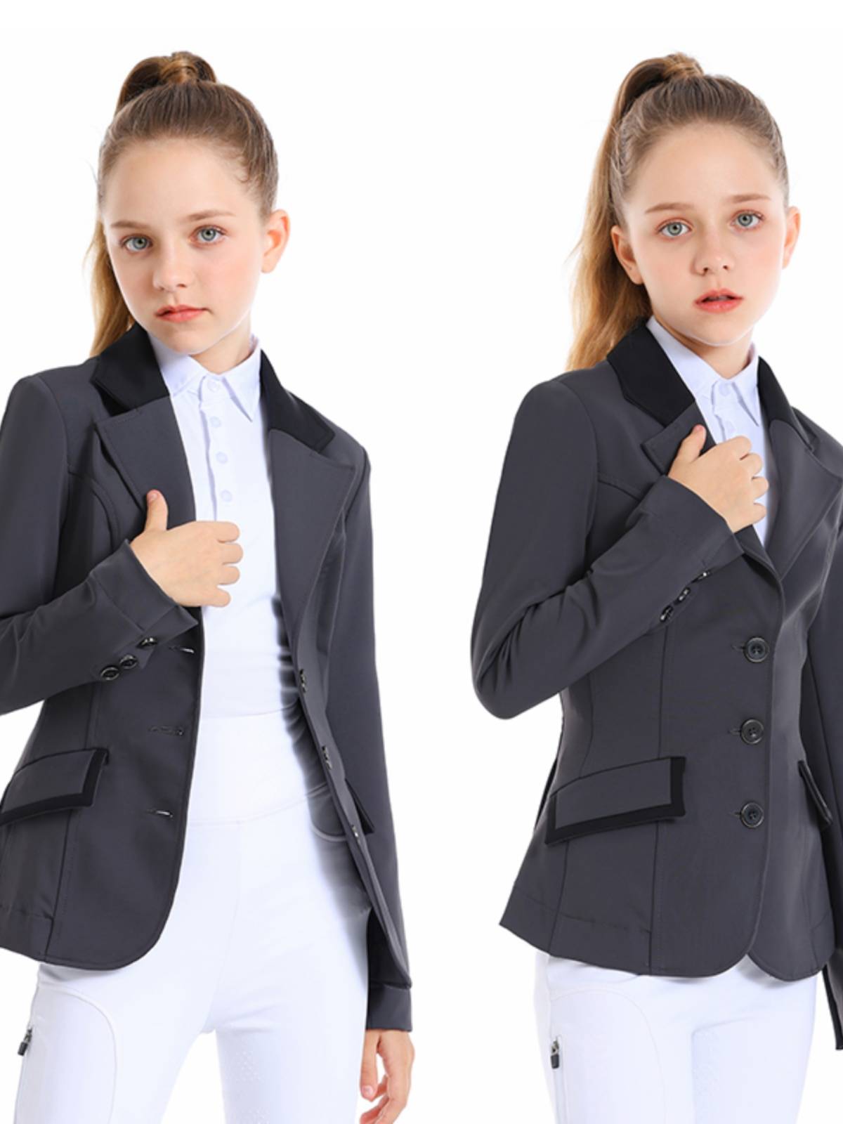 Professional children's equestrian suit riding cycling suits summer seasons thin equestrian jacket competition training knight uniform