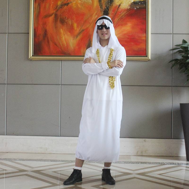 Halloween clothing adult Arabic suite COS dance Middle East local tyrant performance props Dubai robe