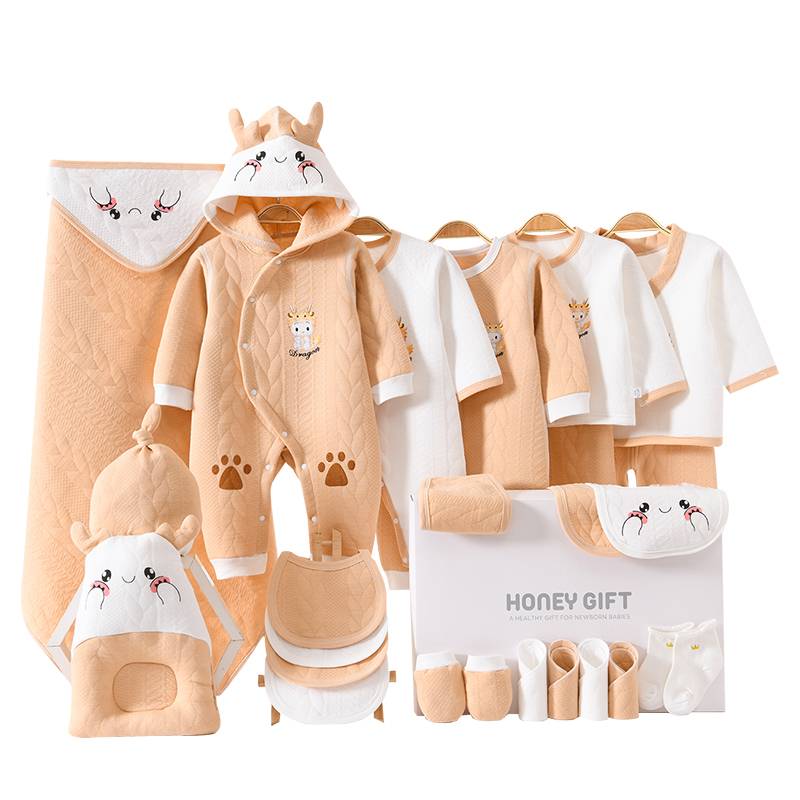 Balabara Dragon Baby Beginning Baby Gift Box Summer Clothing Pure Cotton Set Newborn Entrance to hospital for birthpack pregnant mothers