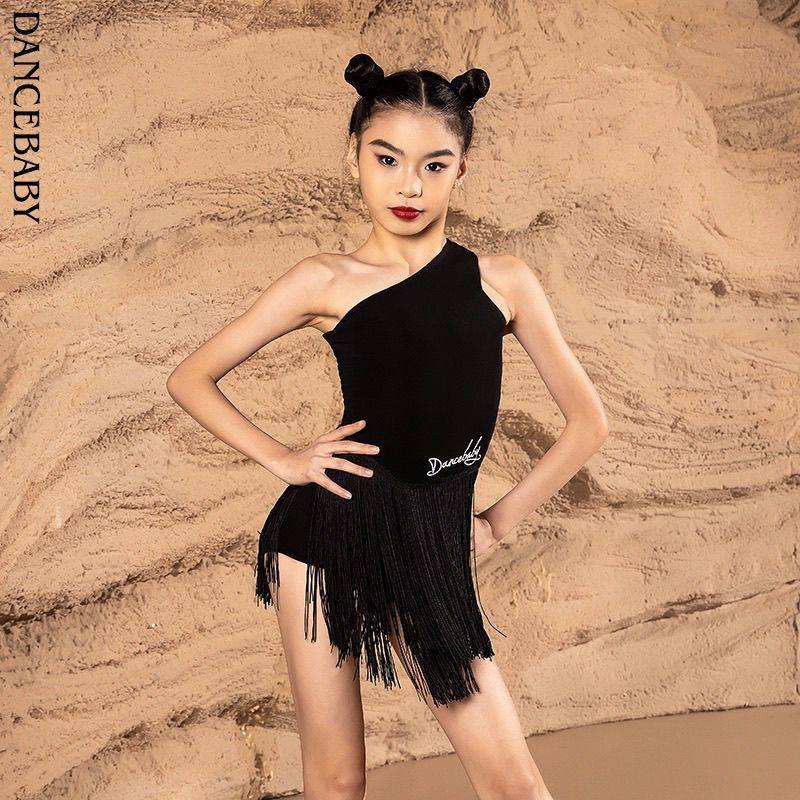 Dancebaby Lin Yihan the same Latin dance service new professional tassel dance skirt dress set DAS192X