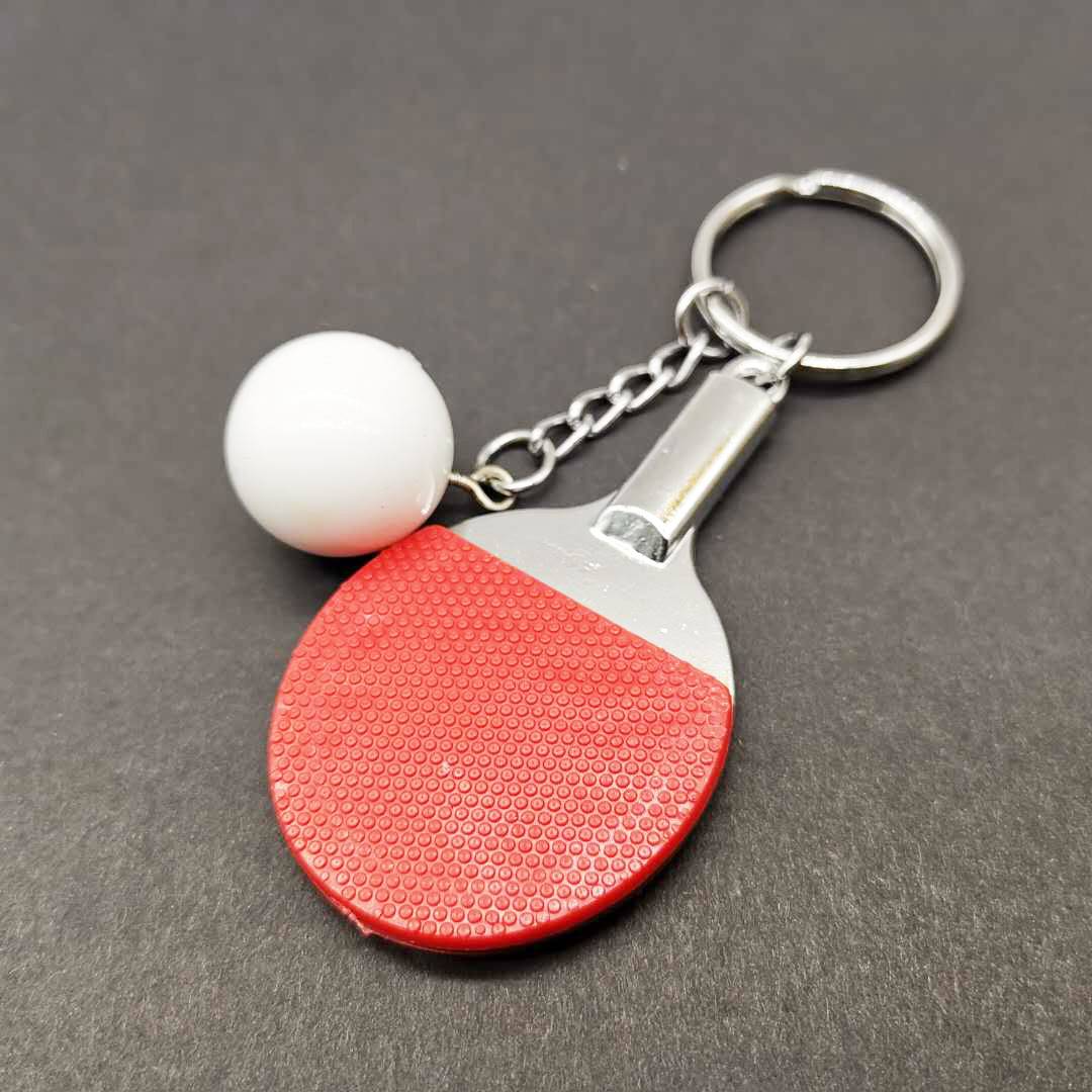 Red ping-pong, one ball