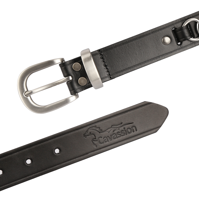 Rocky British equestrian belt head layer cowhide belt stainless steel buckle men and women same type belt 8112010