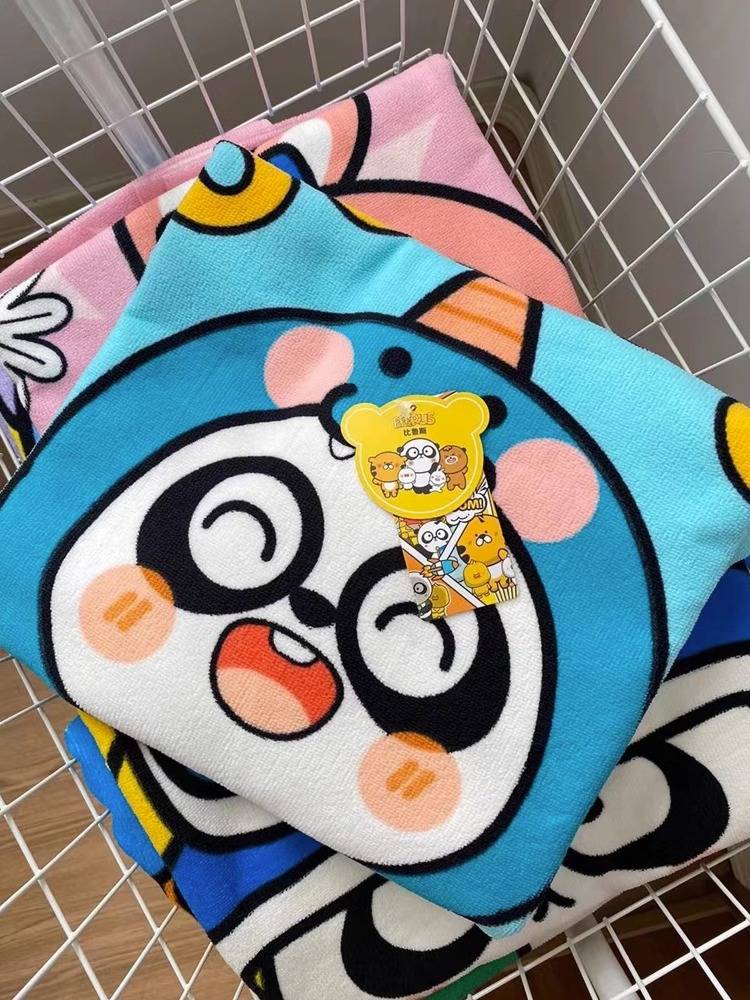 Children with a hat, bathrobe, bath towels, men, girls, swimming, swimming, swimming, swimming, water absorption, water absorption, dry wind and wind change cover