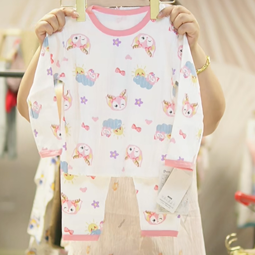GWBM cotton hair home service set (autumn and winter model)/pink fox