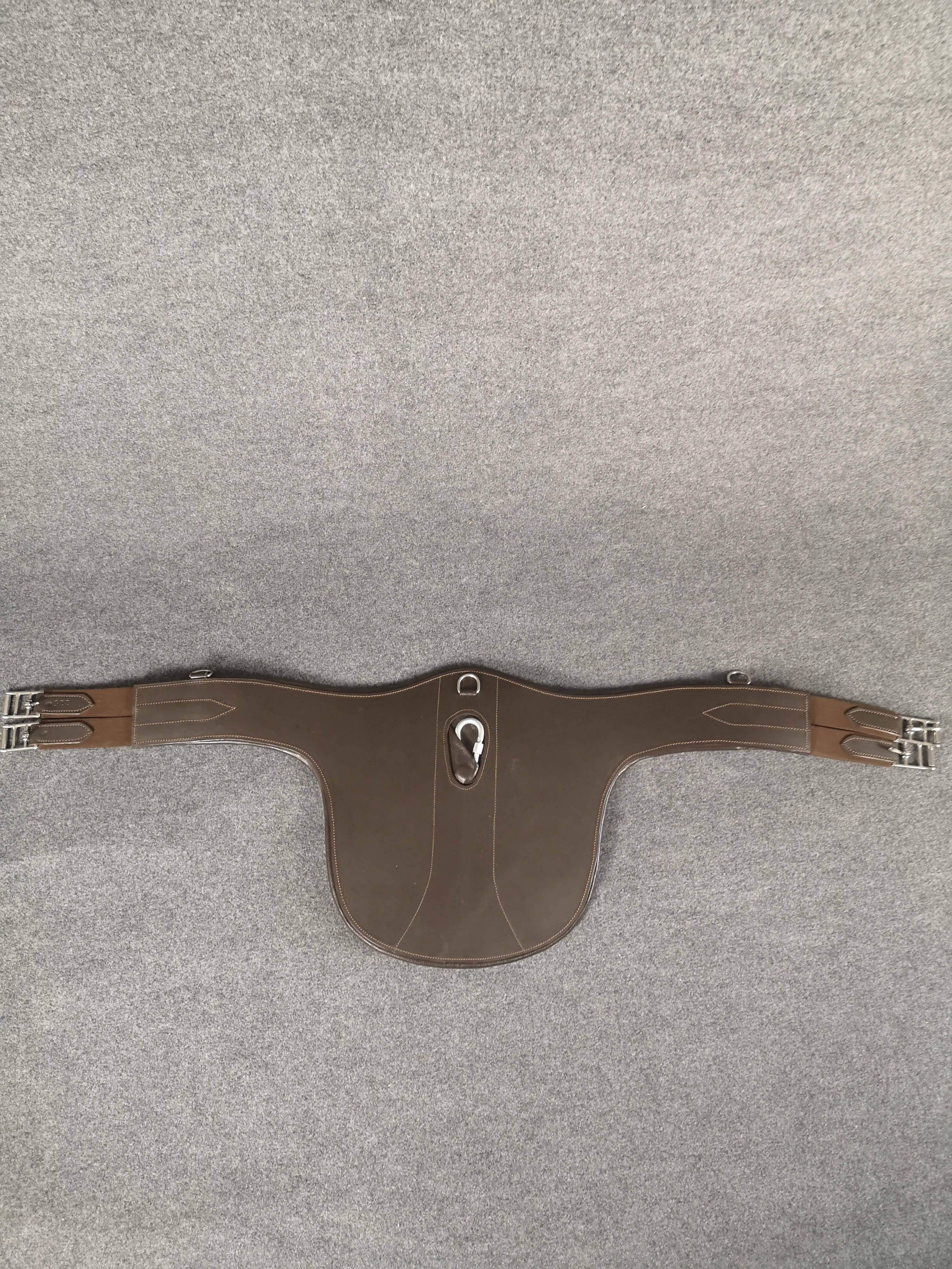 110 centimeters of brown cow skin