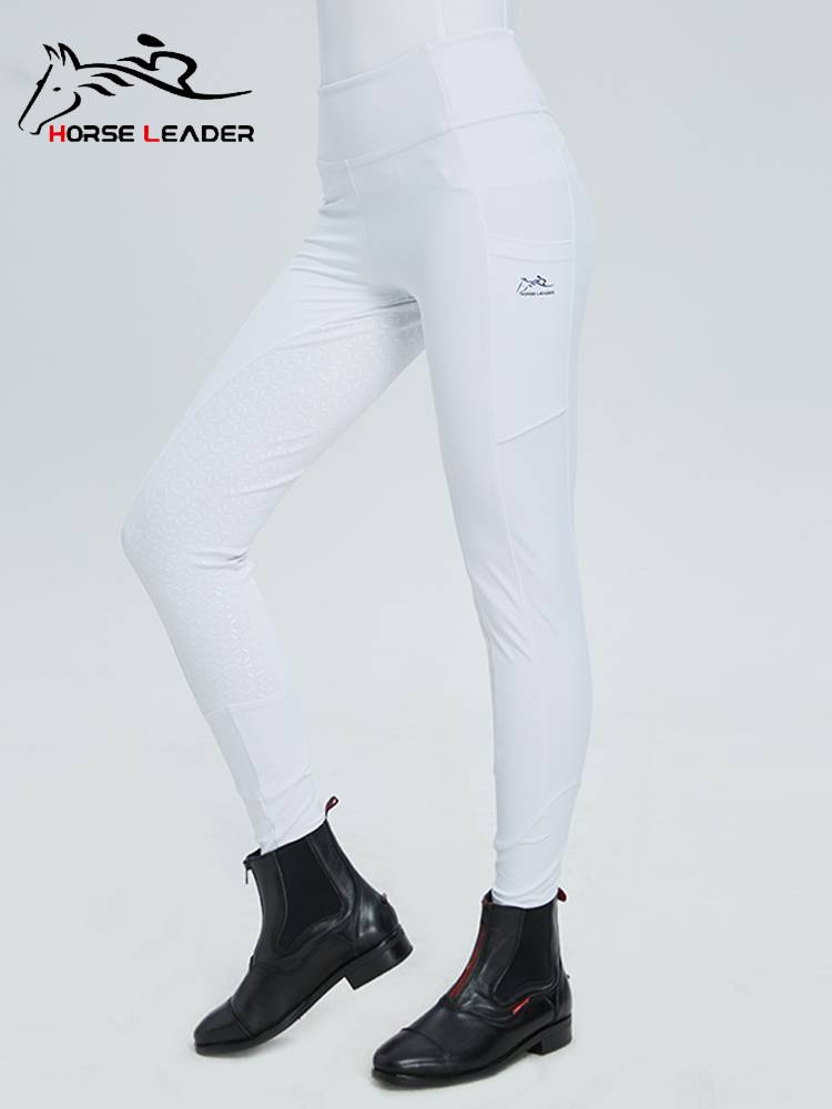 HorseLeader Equestrian Horse Pants Female Spring and Summer Four Seasons Equestrian Equipment High Bullet Silicone Training Riding Pants