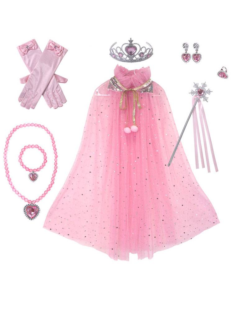 Bingxue Qiyuan Aisha Cloak Cloak Cloak Girls Wet Show Crown Magic Blipched Platform Set