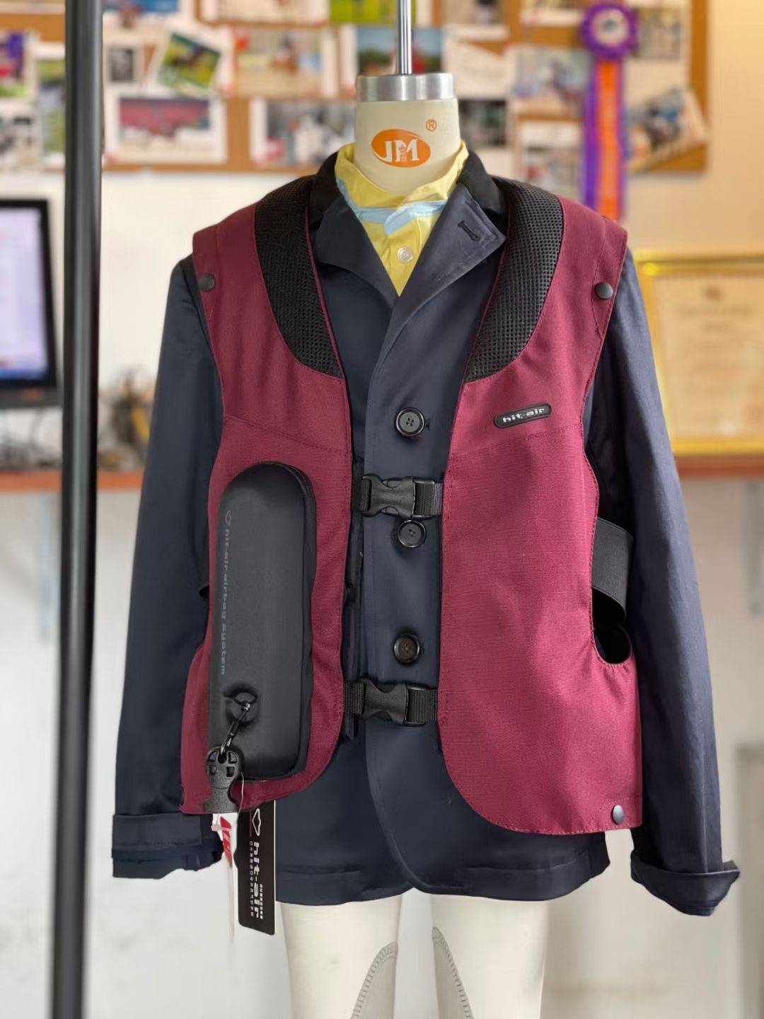 Japan HIT-AIR imported children's equestrian equipment adult equestrian inflatable armor protection safety riding vest