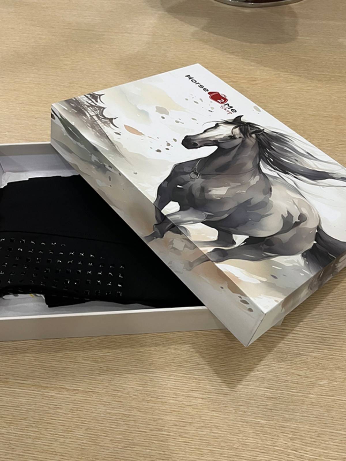 Horse2me adult half -glue horse pants men's and women's same horse pants, rider clothing equestrian sports four seasons can wear gift boxes