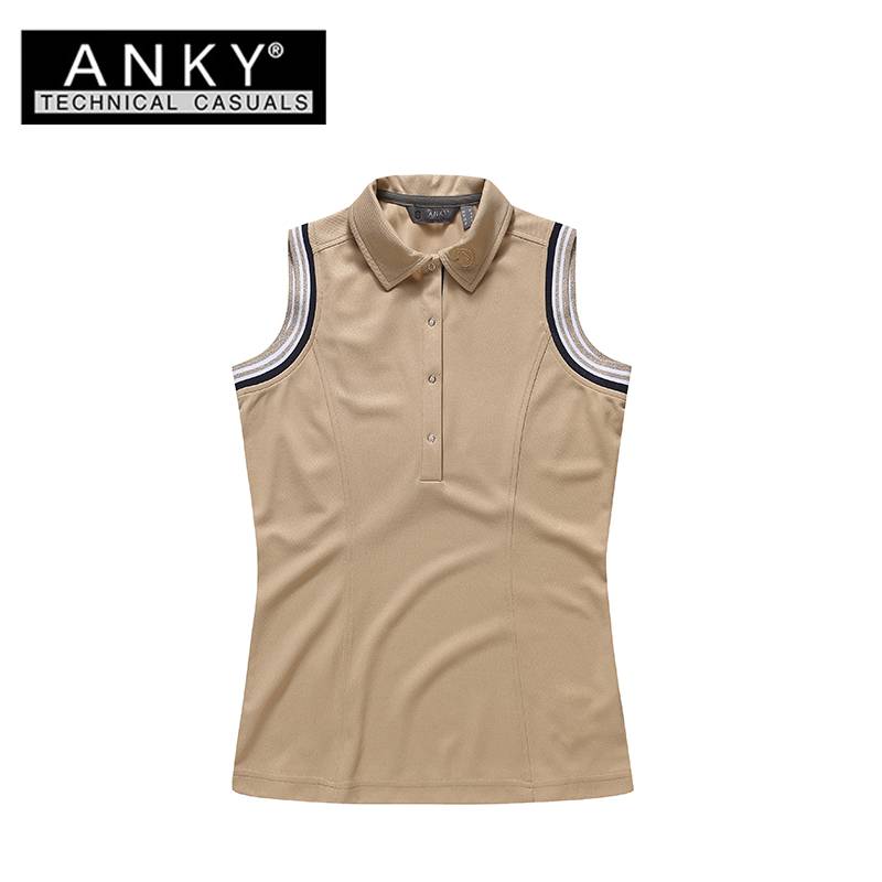 333 The Netherlands imported ANKY Summer Women's Equestrian Horse Horse Horse Sleeveless Shirt POLO Shirt Equestrian Shirt
