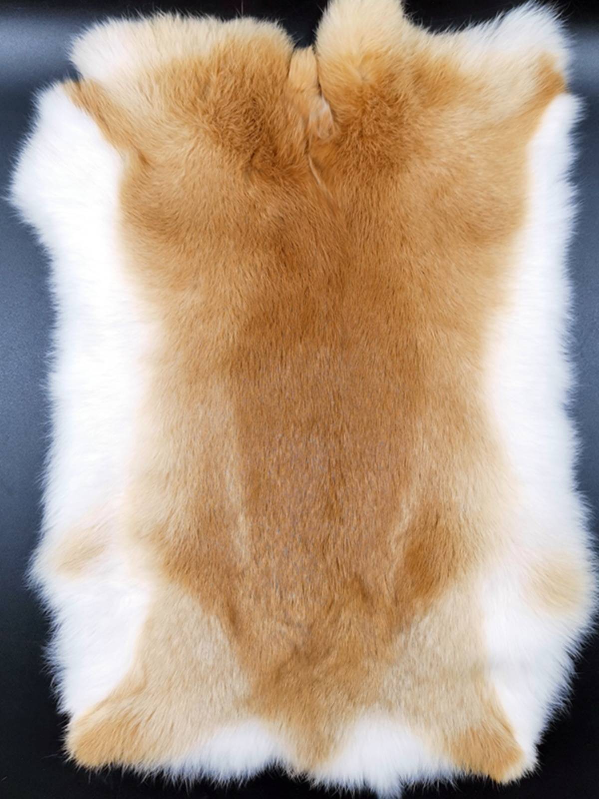 Large -sized rabbit fur whole leather grass raw materials knee pad back warm cushion inner bile diy hand holding gloves jewelry