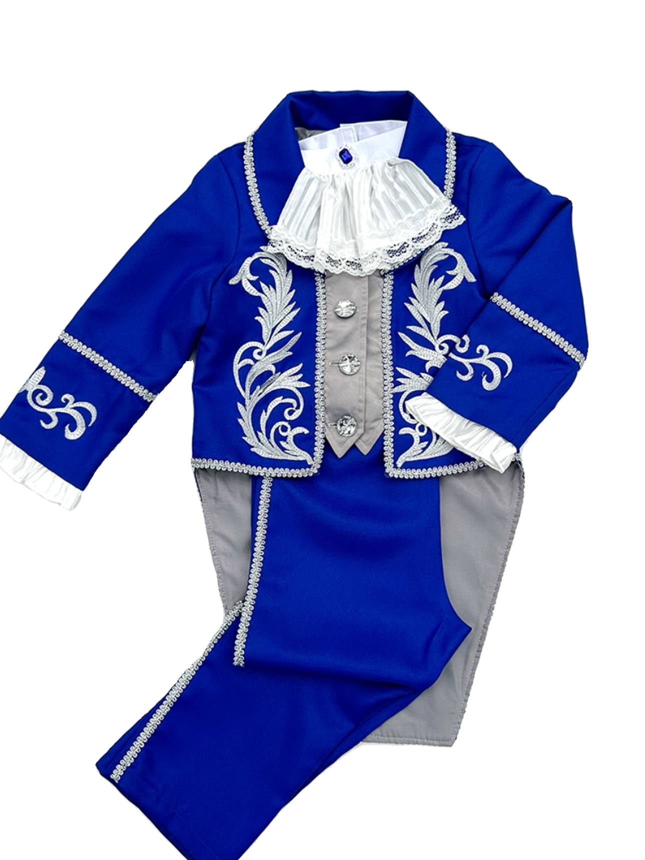 Boys Halloween Palace Prince Playing Swallow Tournament Pants Set Dress Beauty and Beast