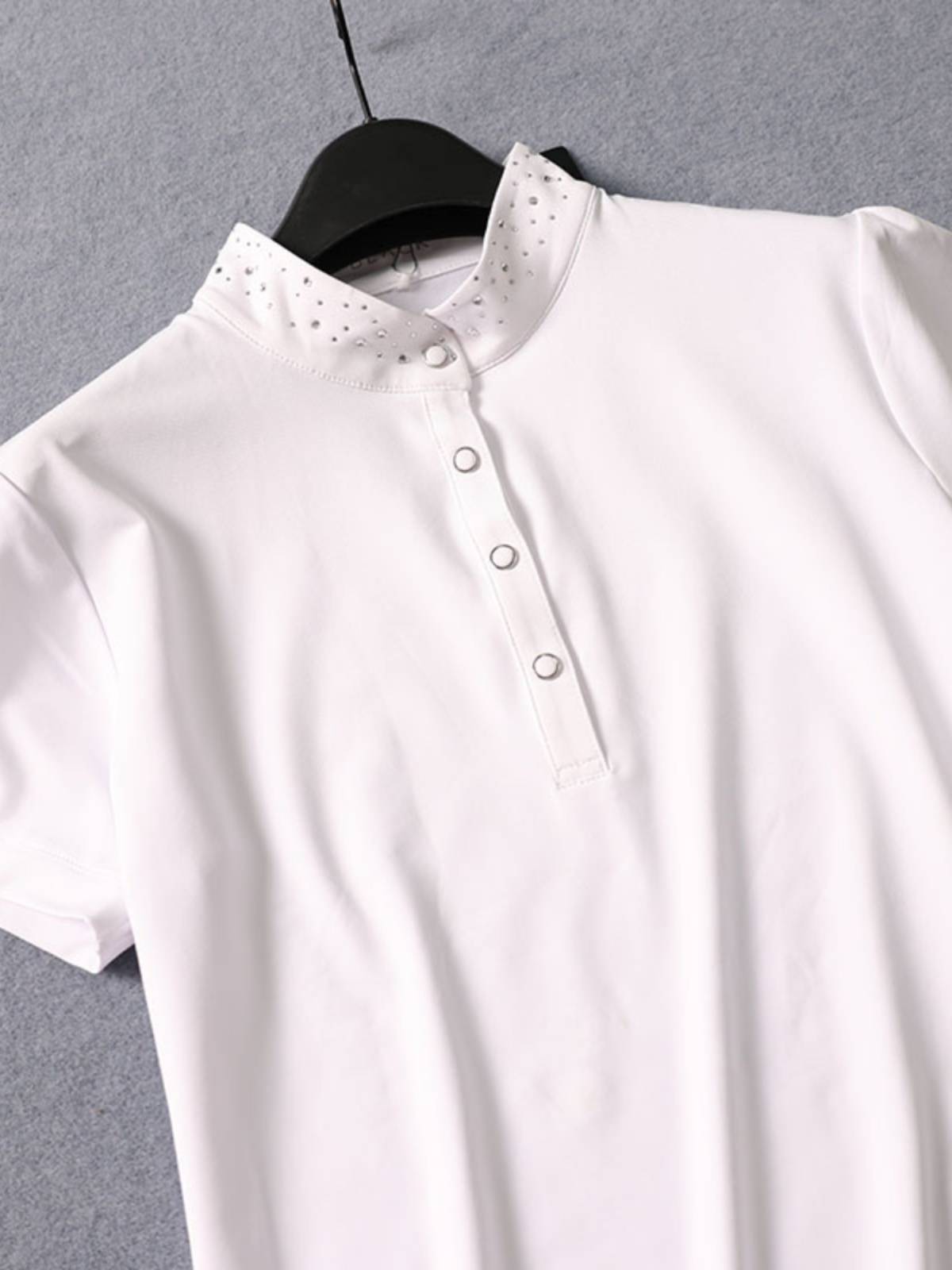 Outdoor Equestrian Equipment Elastic Speed Dry Tiestan Short -sleeved Half Disposal Limp Lalliated Link Link Line Collars C31