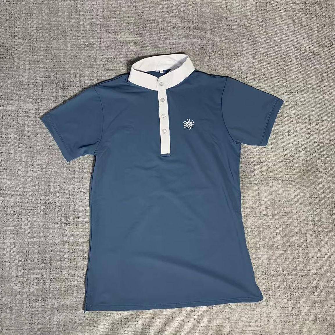 Summer Ice Silk Women's Equestrian Short Knight Cavaliers T -shirt Equestrian T -shirt Equestrian Equipment Canarema