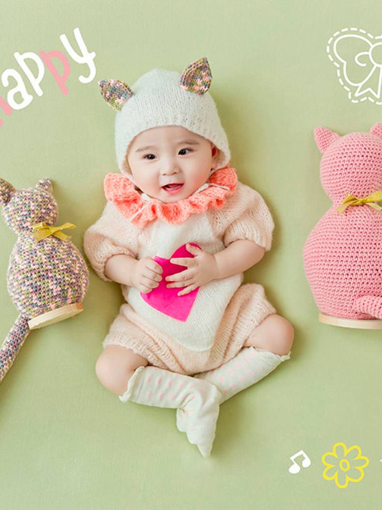 Hundred days of Zhaolong, baby clothing, leased new baby children, 100 -year -old photography props photography sofa