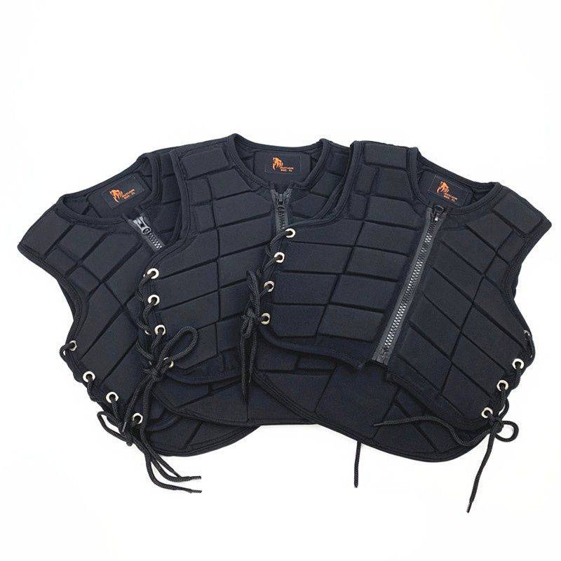 A vest for horsebacks, a secure vest, a suit for horsebacks, a suit for horses, men and women