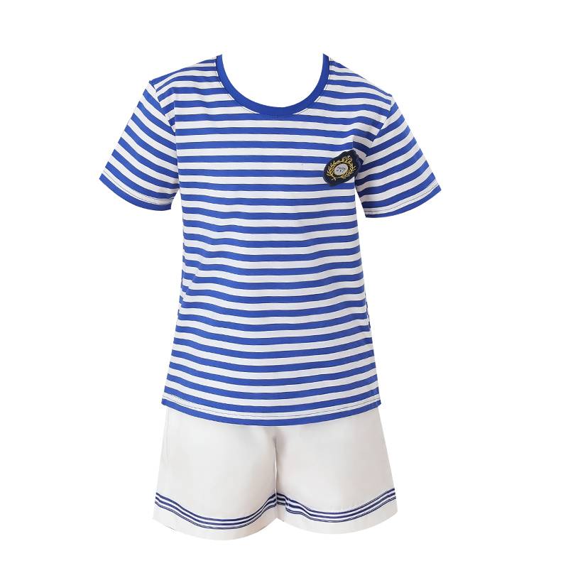 Children's small navy performance service for male and female sailor cloth