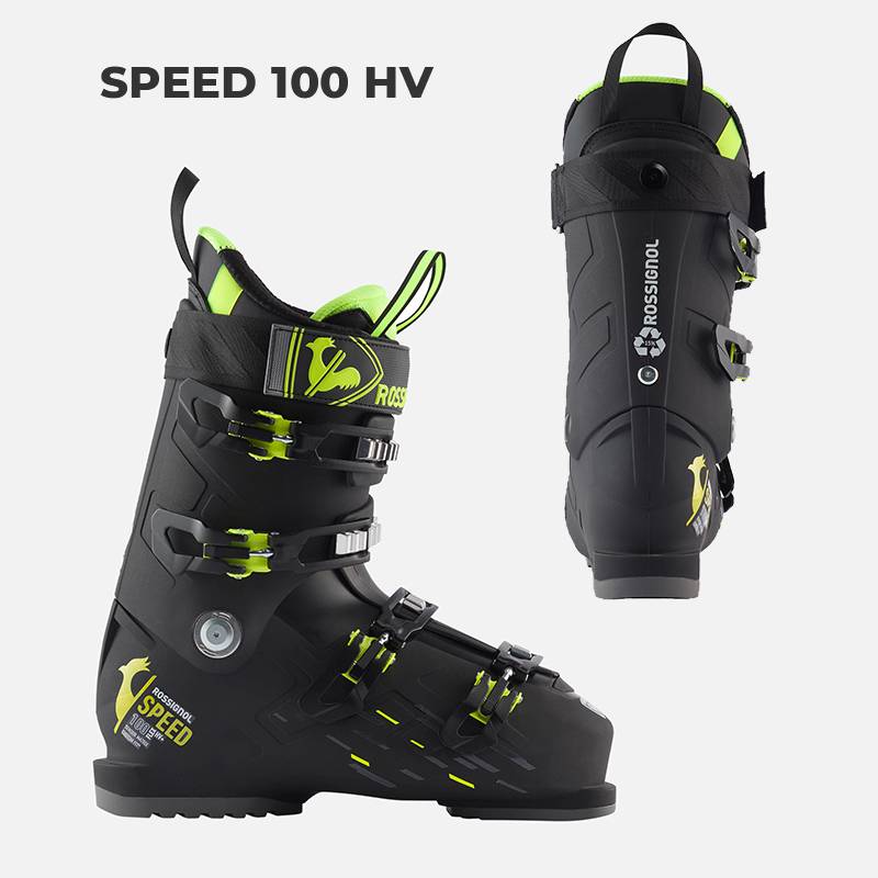 2324 New French Rossignol Golden Rooster Double Board Ski Shoes Men's Global Double Shoes Speed 100