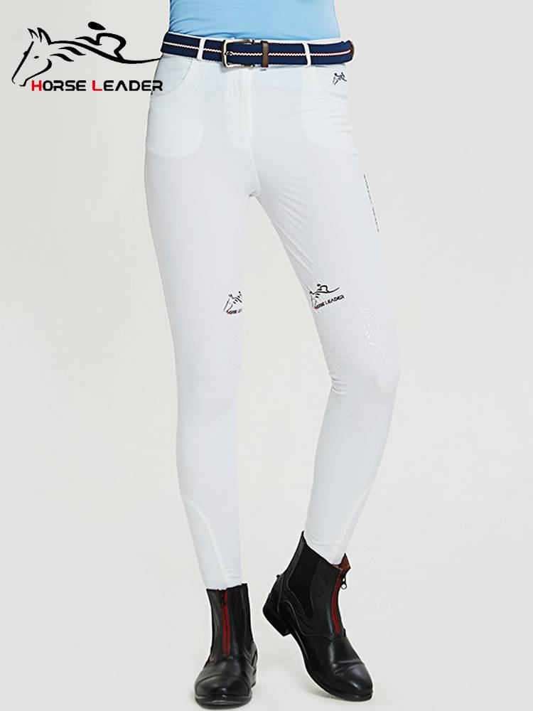 HorseLeader Equestrian Equipment Equestrian Horse Pants Female Summer Ultra -thin Silicone Anti -Sluting Knight Horse Pants