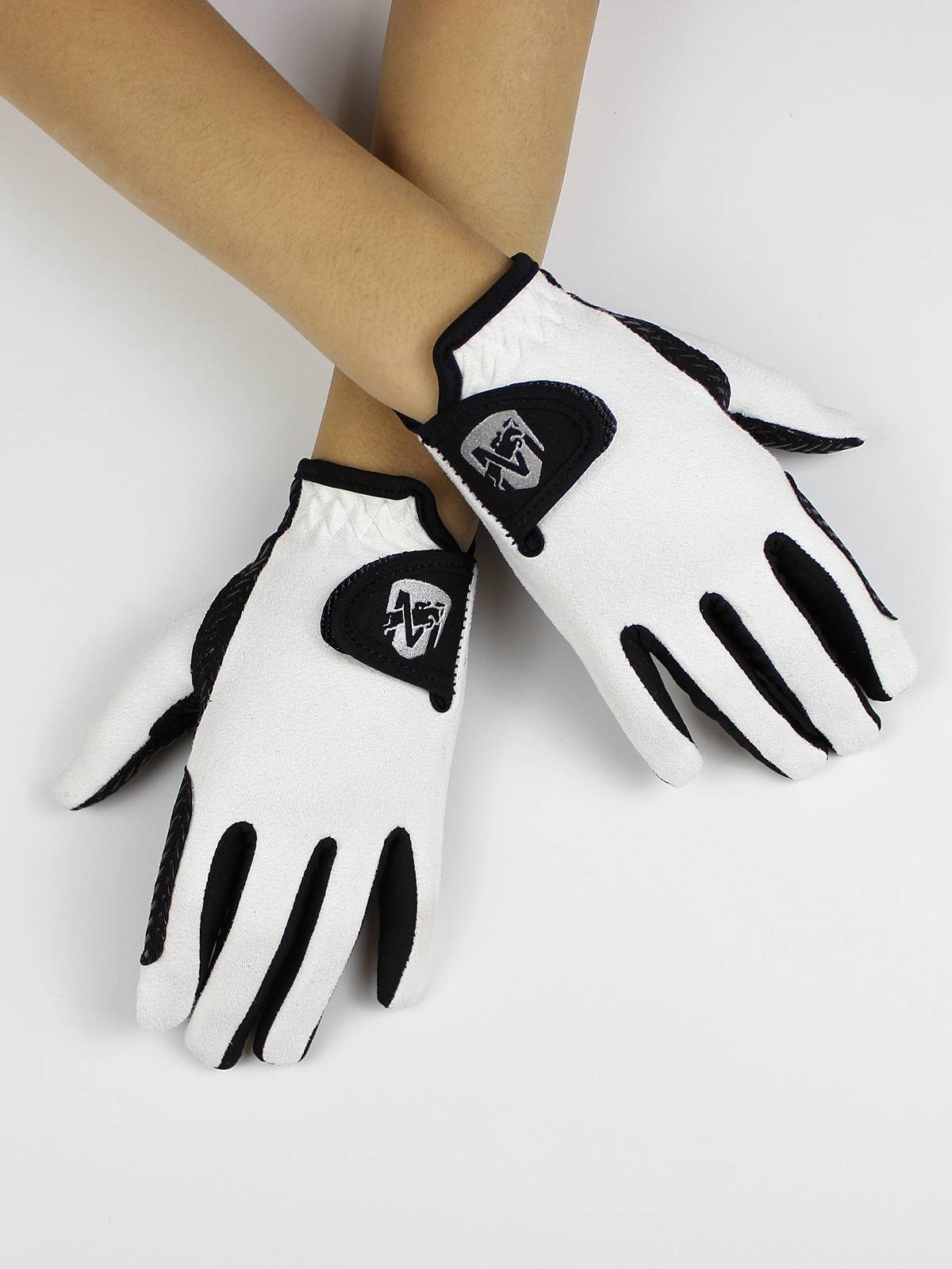 Equestrian gloves for adult boys and girls with velvet and velvet velvet on horse-to-silic silicate