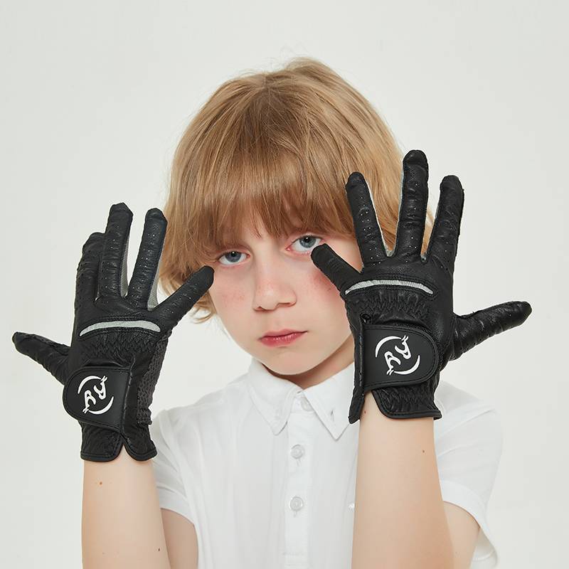 EPONA Children's Cambus Equestrian gloves youth riding sports equipment dermis silicone non -slip gloves